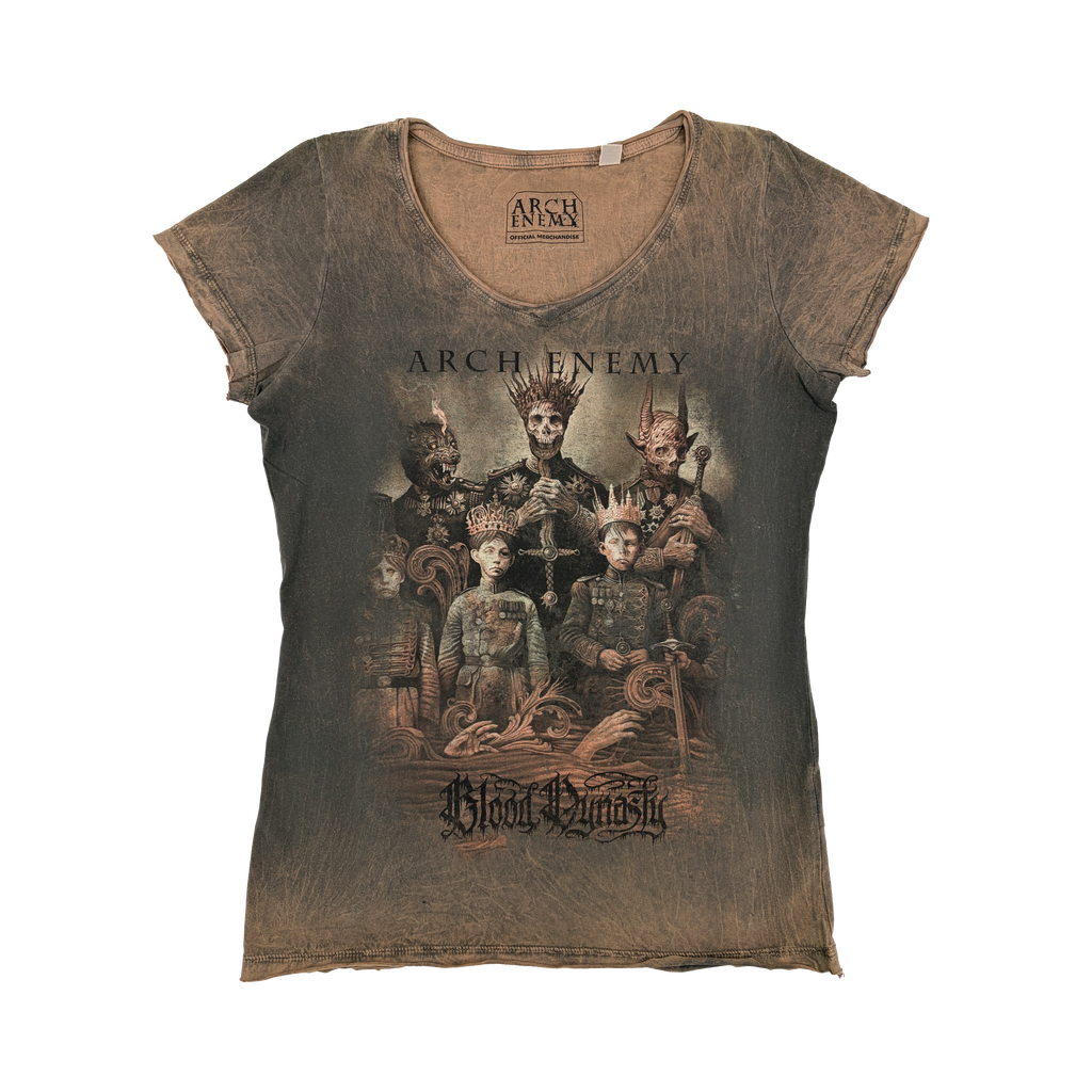 Blood Dynasty Acid Wash - Girl-Shirt Arch Enemy