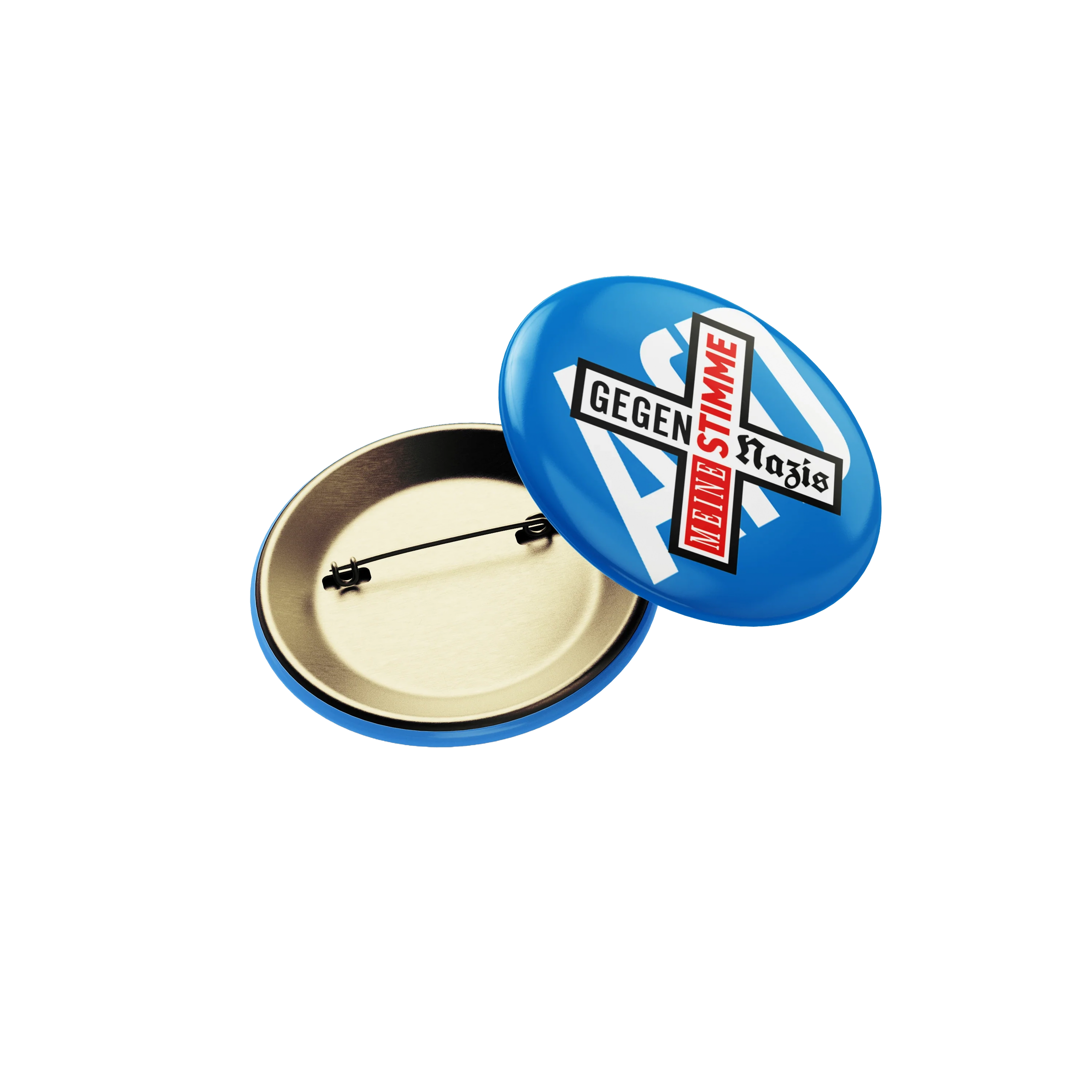 Anti AfD - Meine Stimme gegen Nazis - Button Arsch Huh
