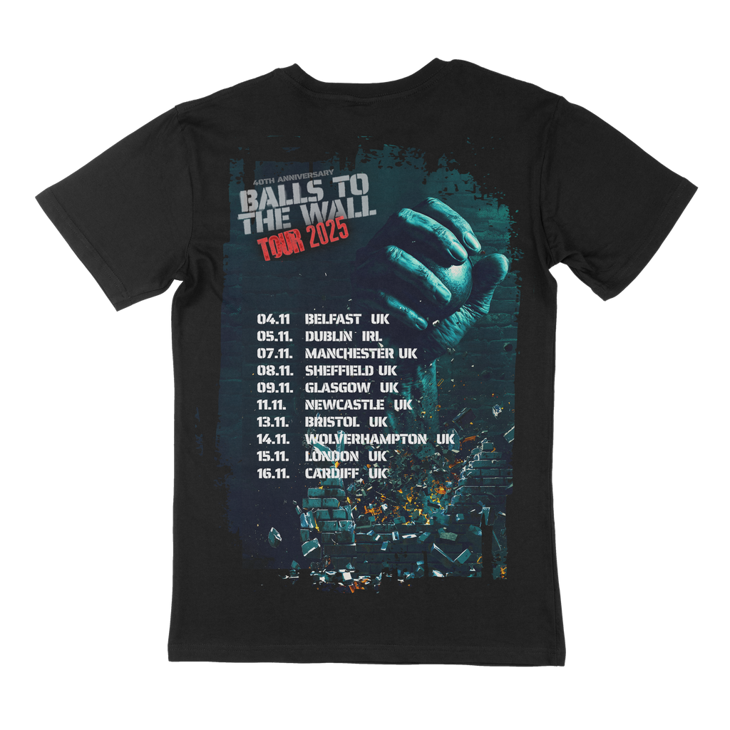 Balls To The Wall UK Tour 2025 - T-Shirt Dirkschneider