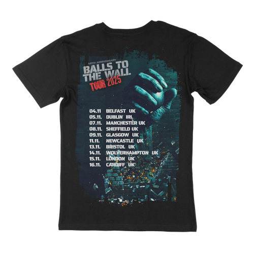 Balls To The Wall UK Tour 2025 - T-Shirt Dirkschneider