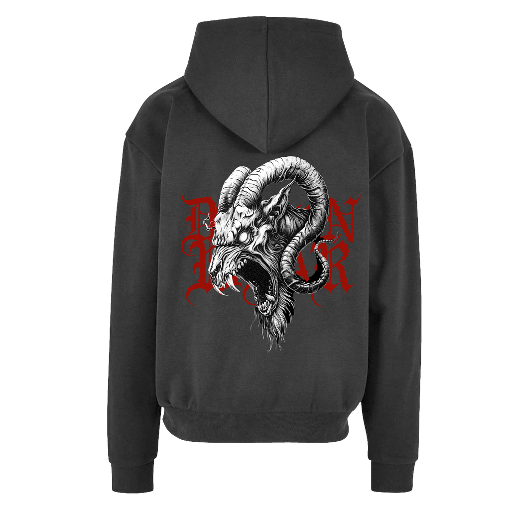 Demon Wear Infernal Ram – Premium Heavy Oversized Hoodie