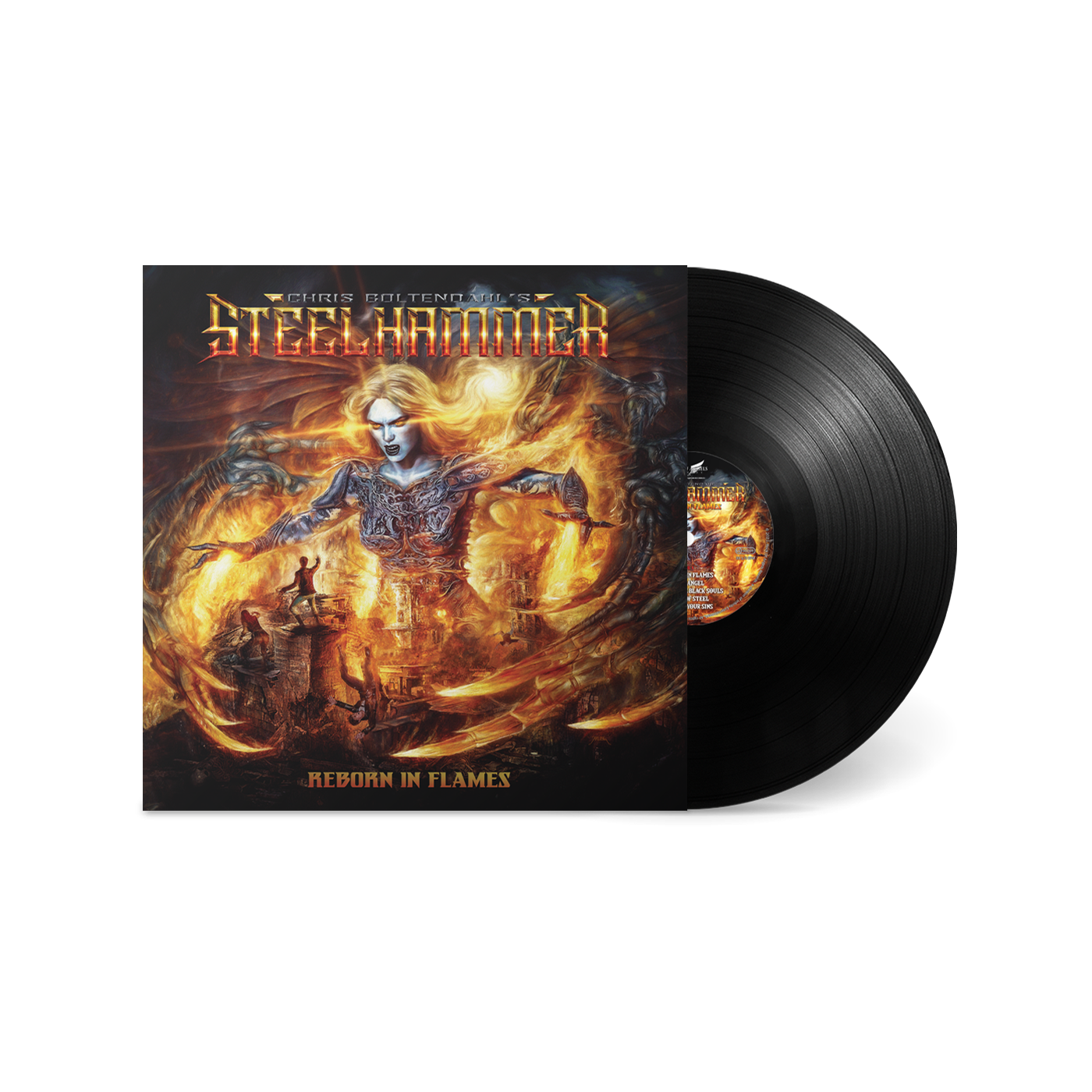 STEELHAMMER - Reborn In Flames – Black Vinyl - Grave Digger