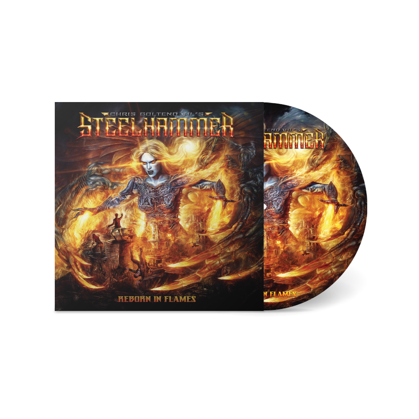 STEELHAMMER - Reborn In Flames - Picture Vinyl (Limited 50 Copies) - Grave Digger