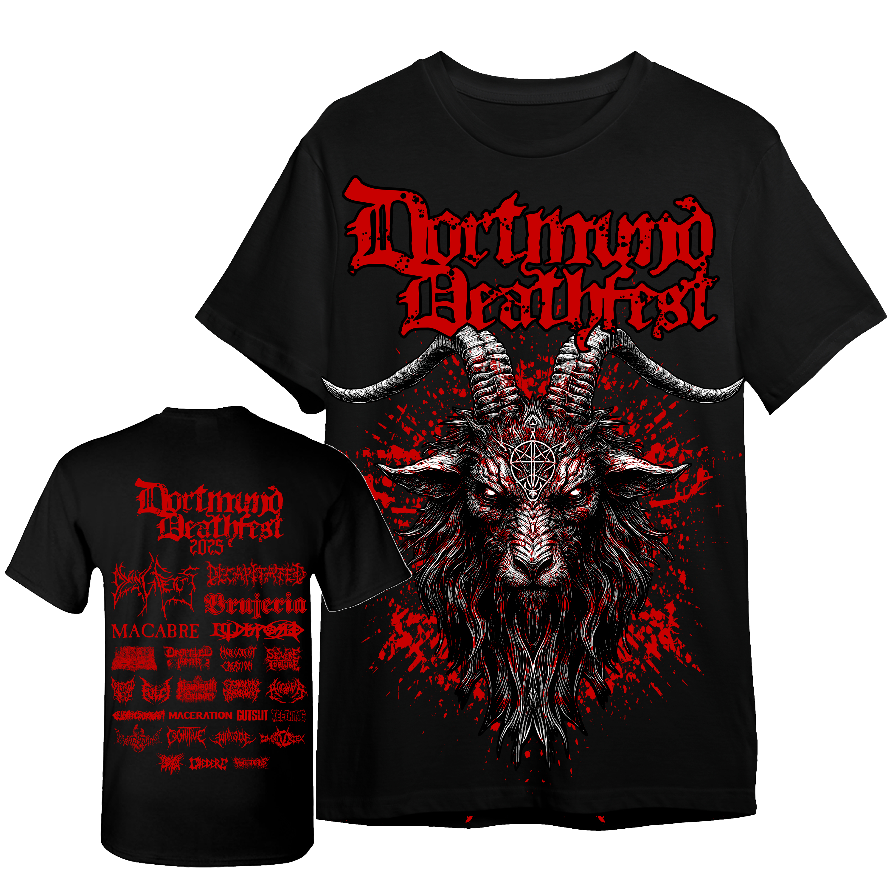 Aries 2025 - T-Shirt Deathfeast Open Air