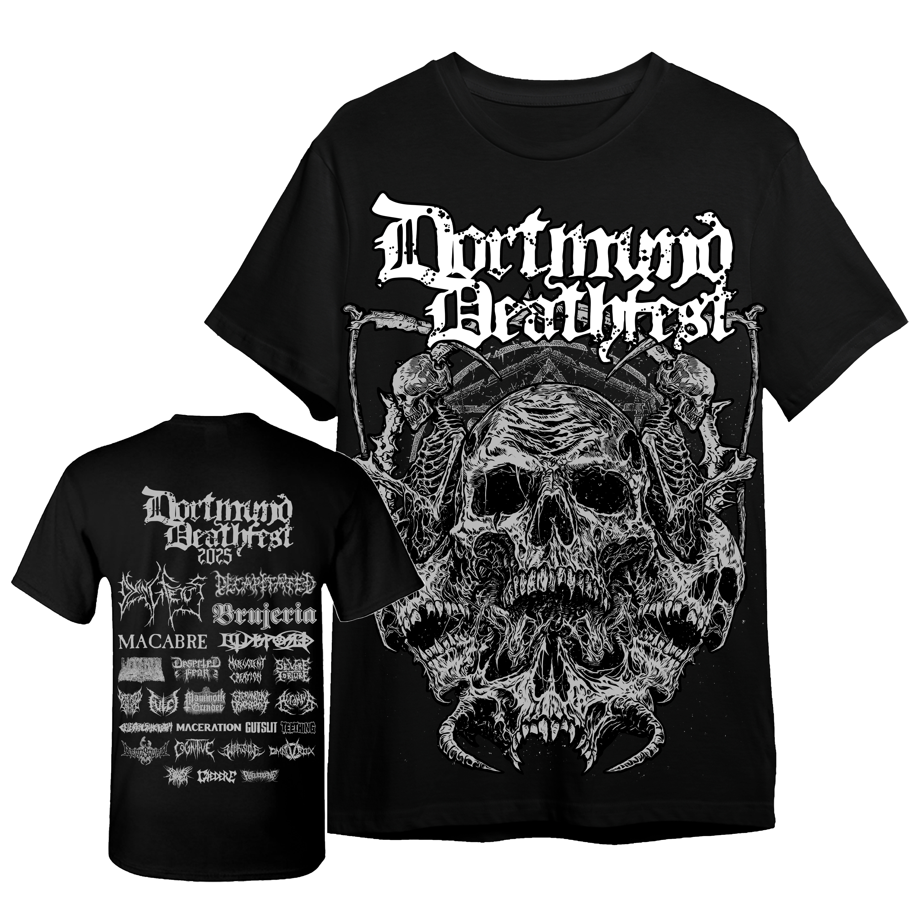 Deathskull 2025 - T-Shirt Deathfeast Open Air