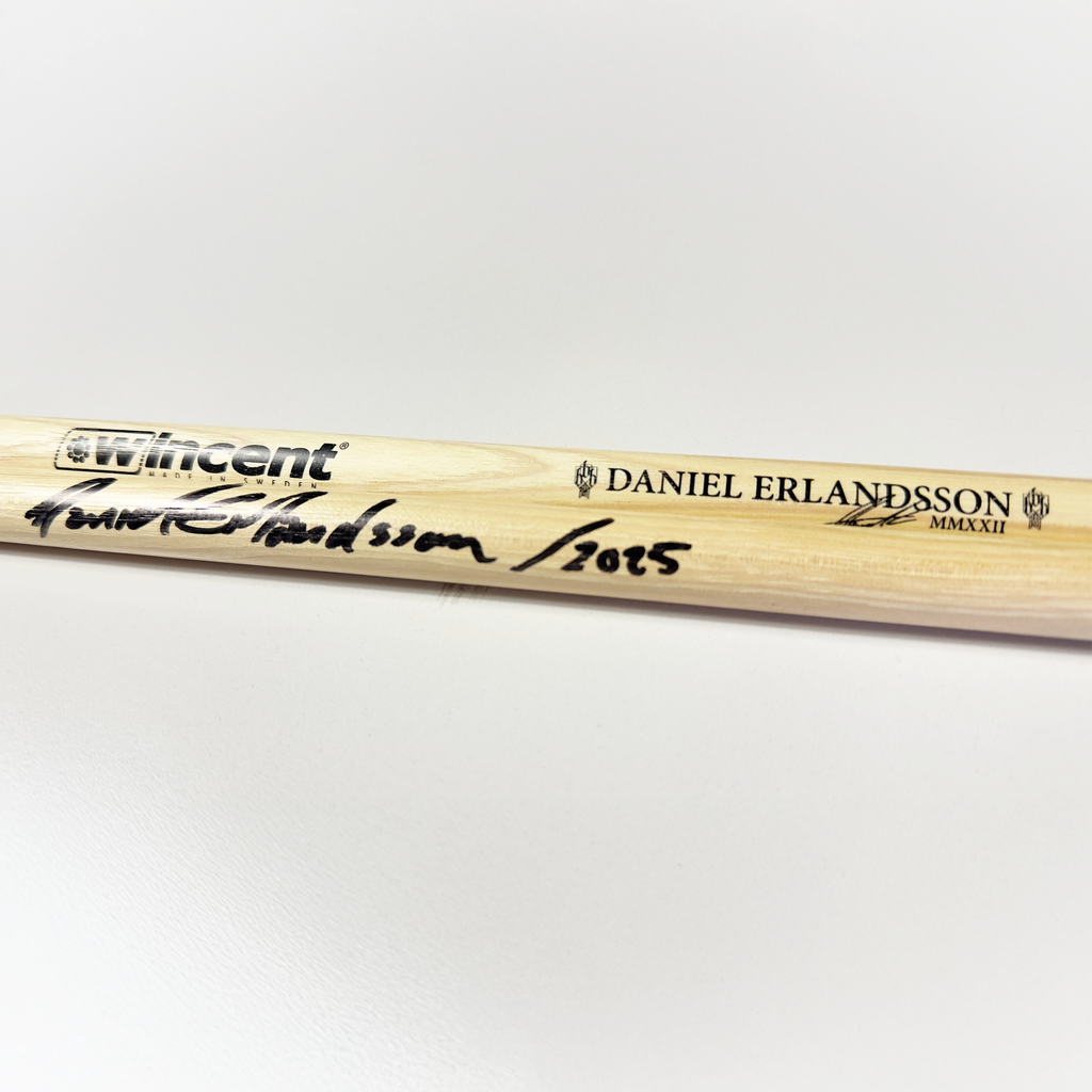 Signed Daniel Erlandsson Signature - Drumsticks Daniel Erlandsson