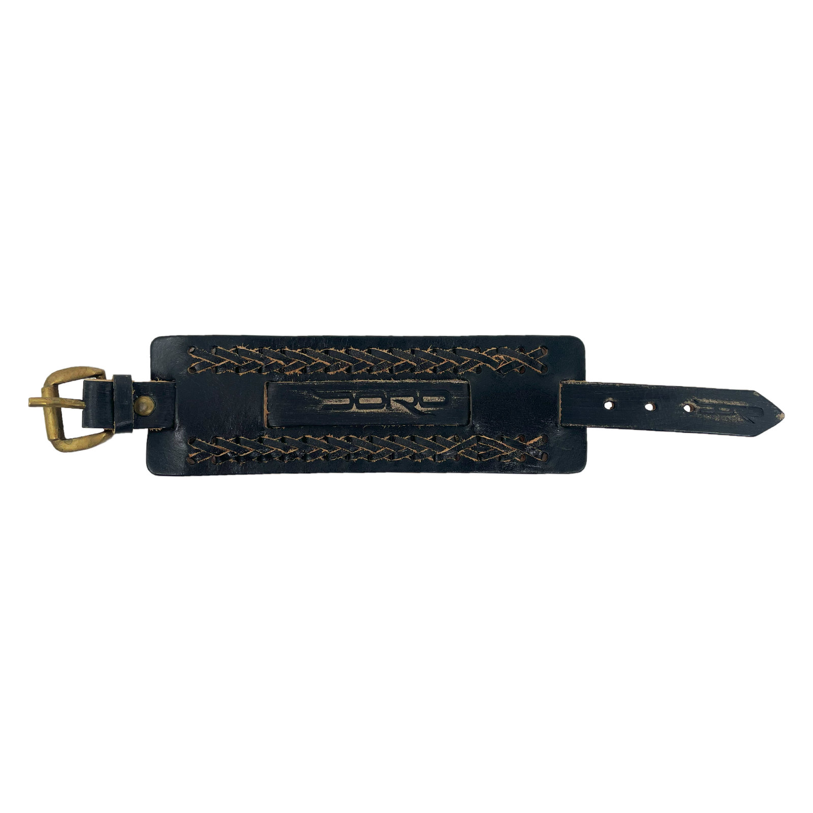 Black Leather Logo - Bracelet DORO