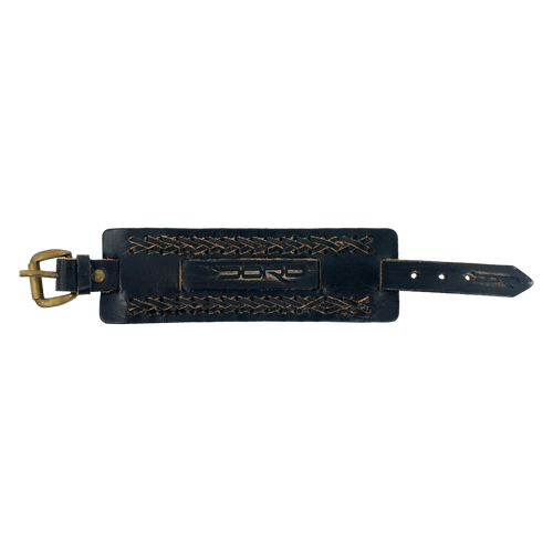 Black Leather Logo - Bracelet DORO