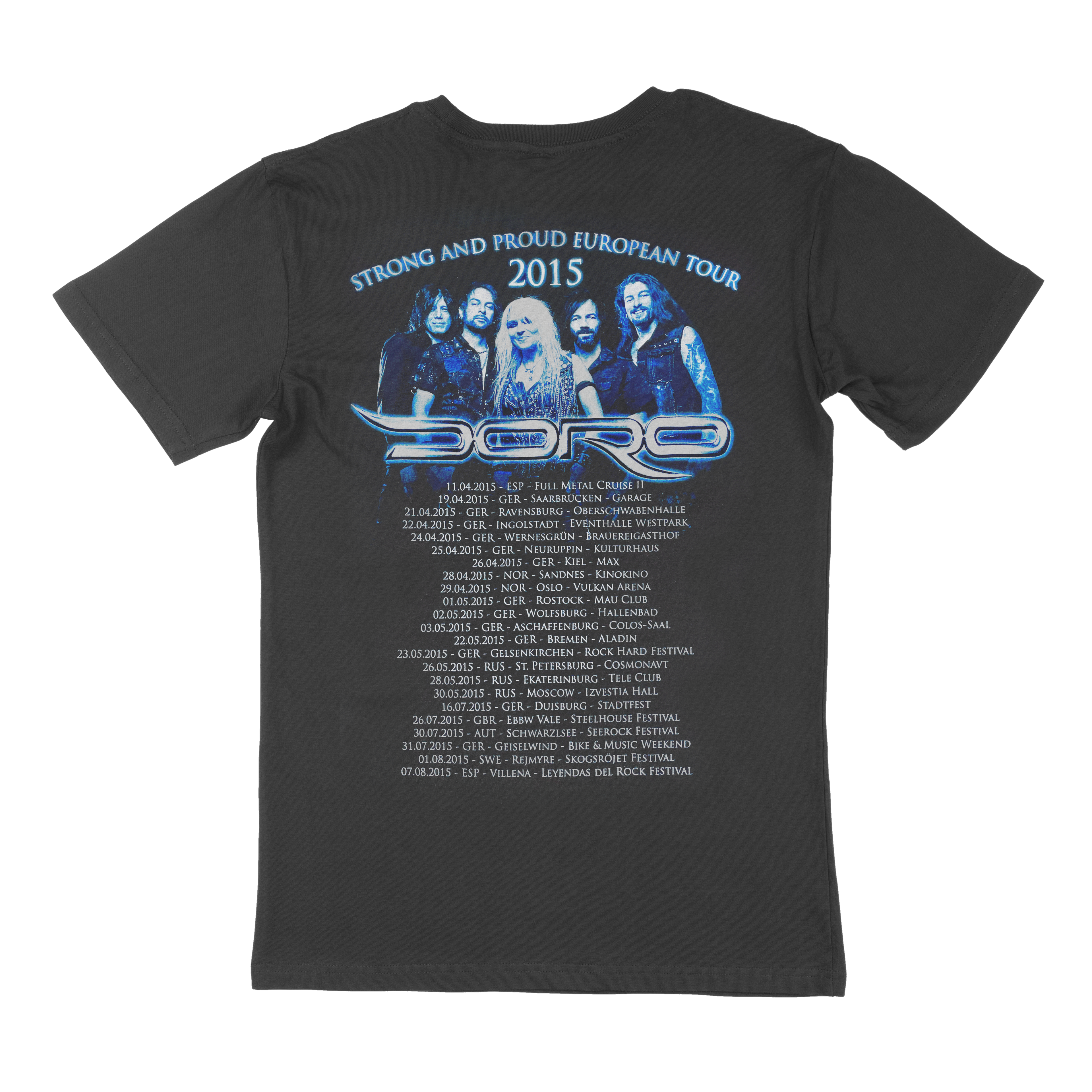 Strong & Proud Tour 2015 - T-Shirt DORO