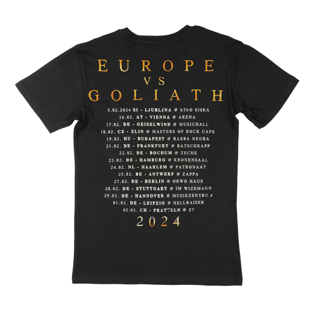 Europe vs Goliath Tour 2024 - T-Shirt