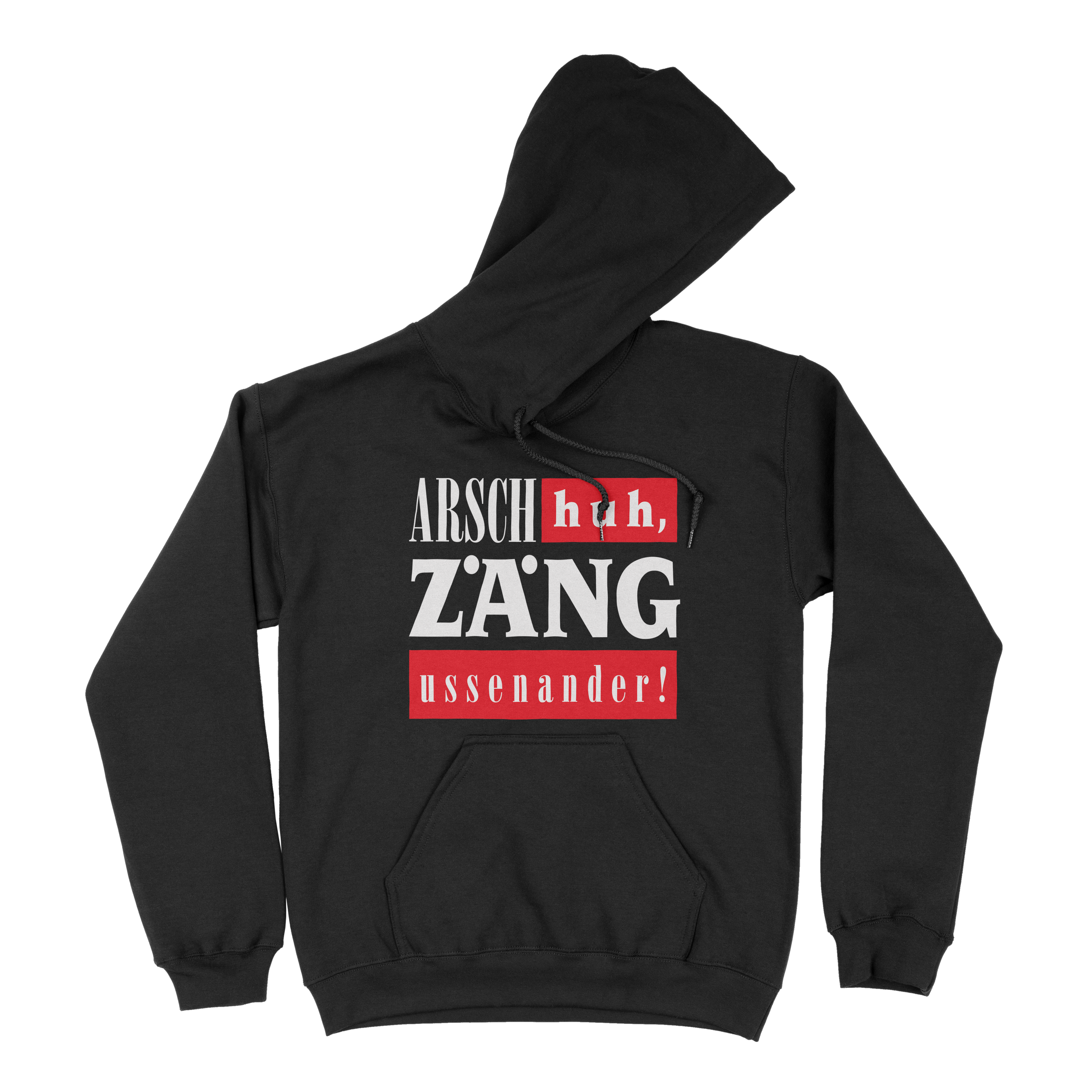 För Et Hätz - Hoodie (Schwarz) Arsch Huh