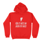 För Et Hätz - Hoodie (Rot) Arsch Huh
