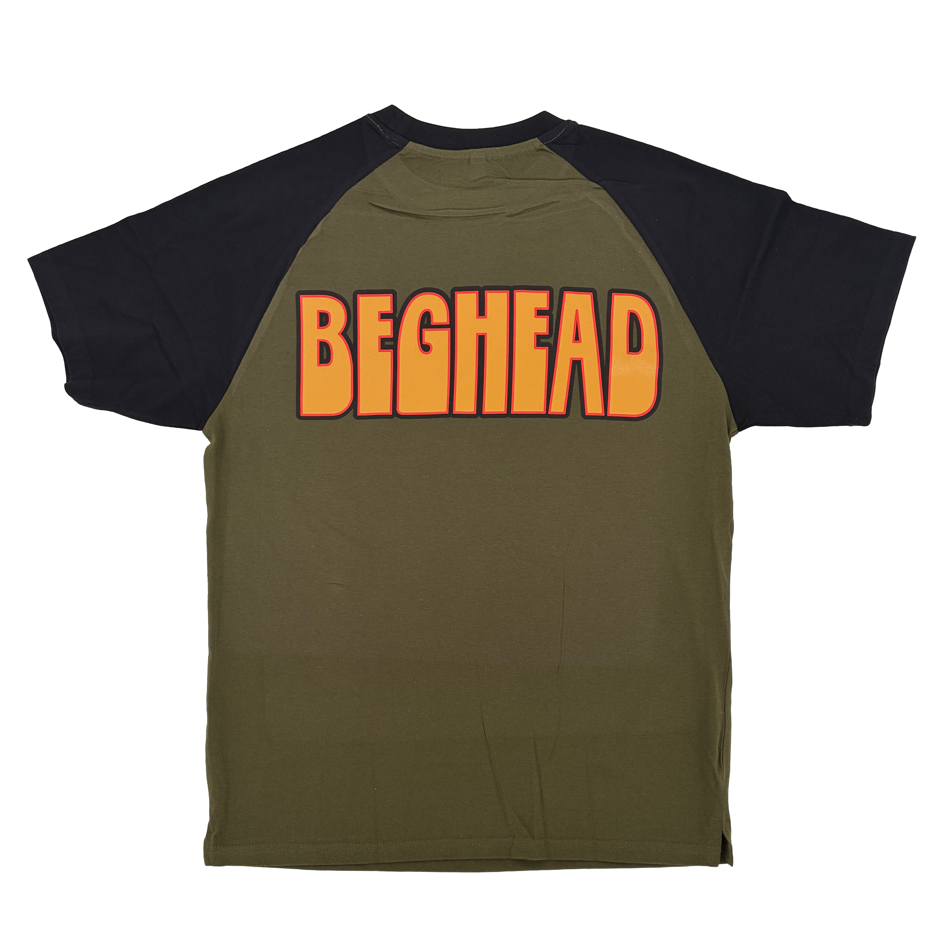 Beghead Olive Green Raglan - T-Shirt Spiritual Beggars