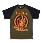 Beghead Olive Green Raglan - T-Shirt Spiritual Beggars