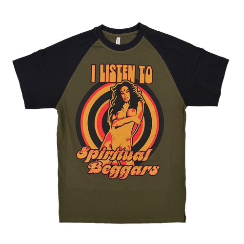 Beghead Olive Green Raglan - T-Shirt Spiritual Beggars