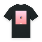 Karnevalsmaus - Regular Uni-Sex Cut T-Shirt schwarz Druckluft