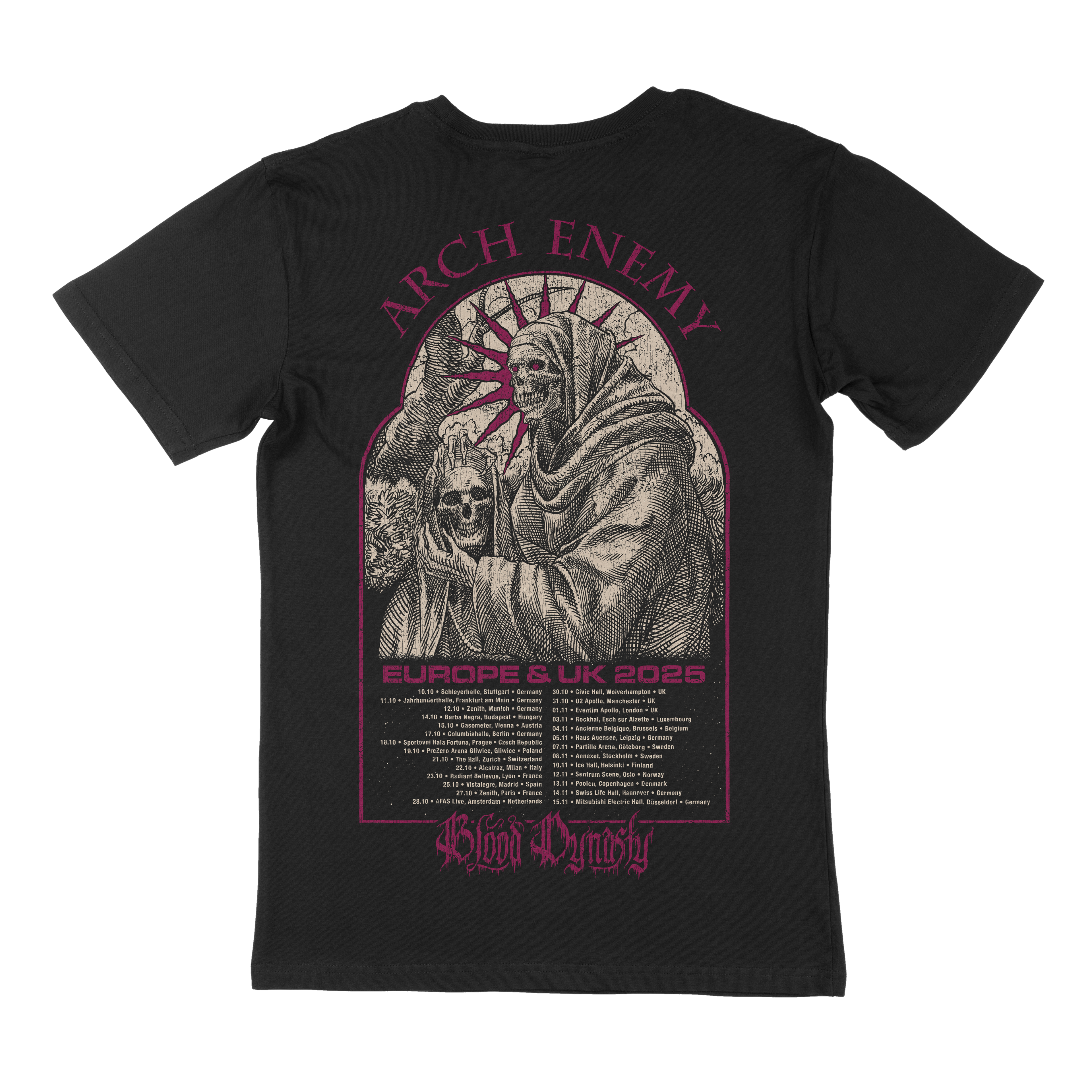 Blood Dynasty EU 2025 Tour - T-Shirt Arch Enemy