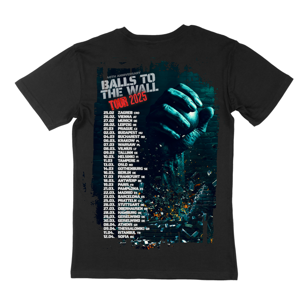 Balls to The Wall 40th Anniversary EU Tour 2025 - T-Shirt Dirkschneider