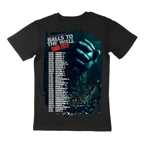 Balls to The Wall 40th Anniversary EU Tour 2025 - T-Shirt Dirkschneider