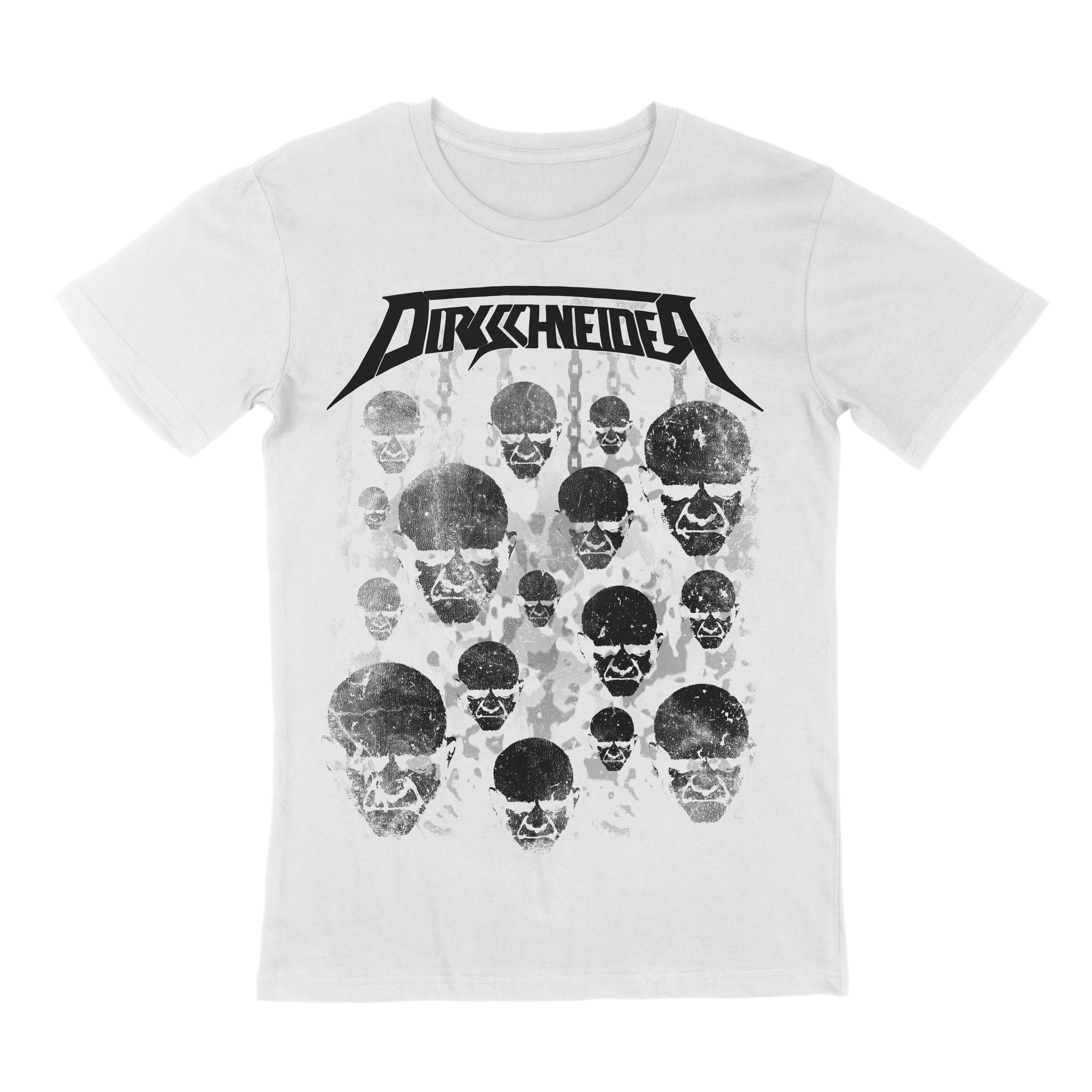 Faces White - T-Shirt Dirkschneider