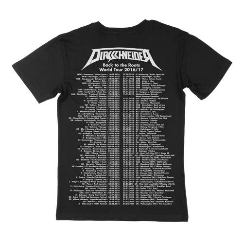 Back to the Roots Tour 2016/2017 - T-Shirt Dirkschneider
