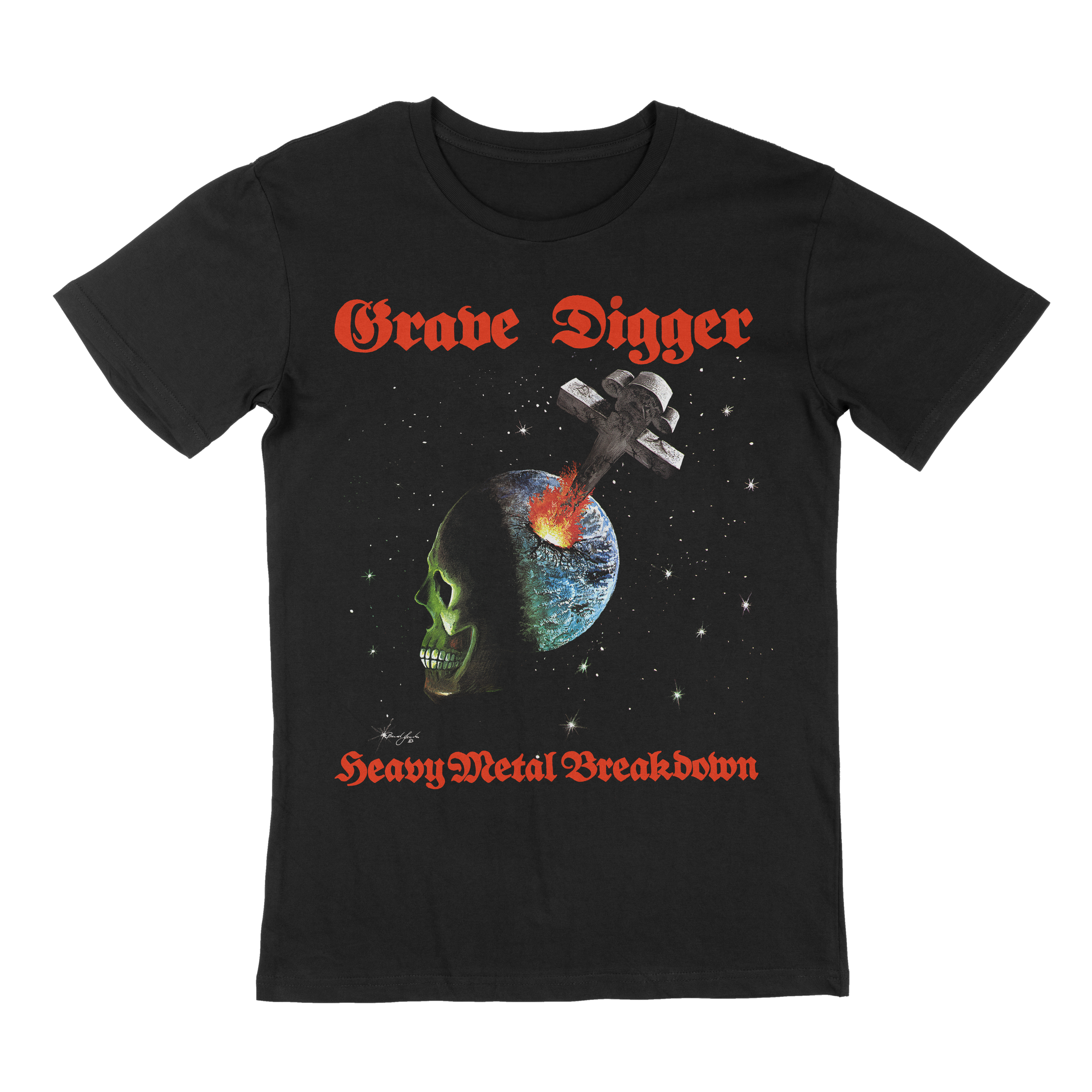 Heavy Metal Breakdown - T-Shirt - Grave Digger