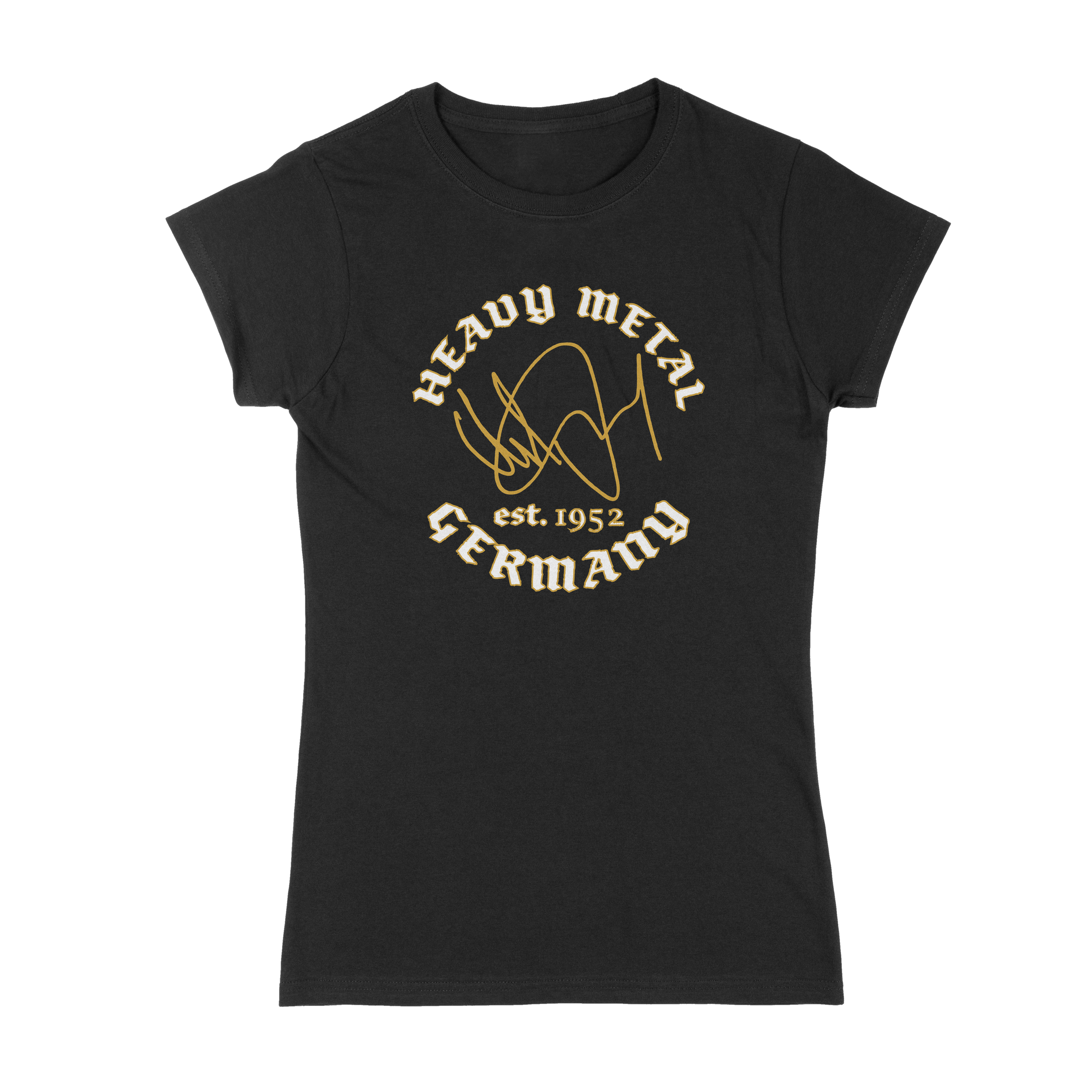 Heavy Metal Germany Signature Gold - Girly Shirt U.D.O.