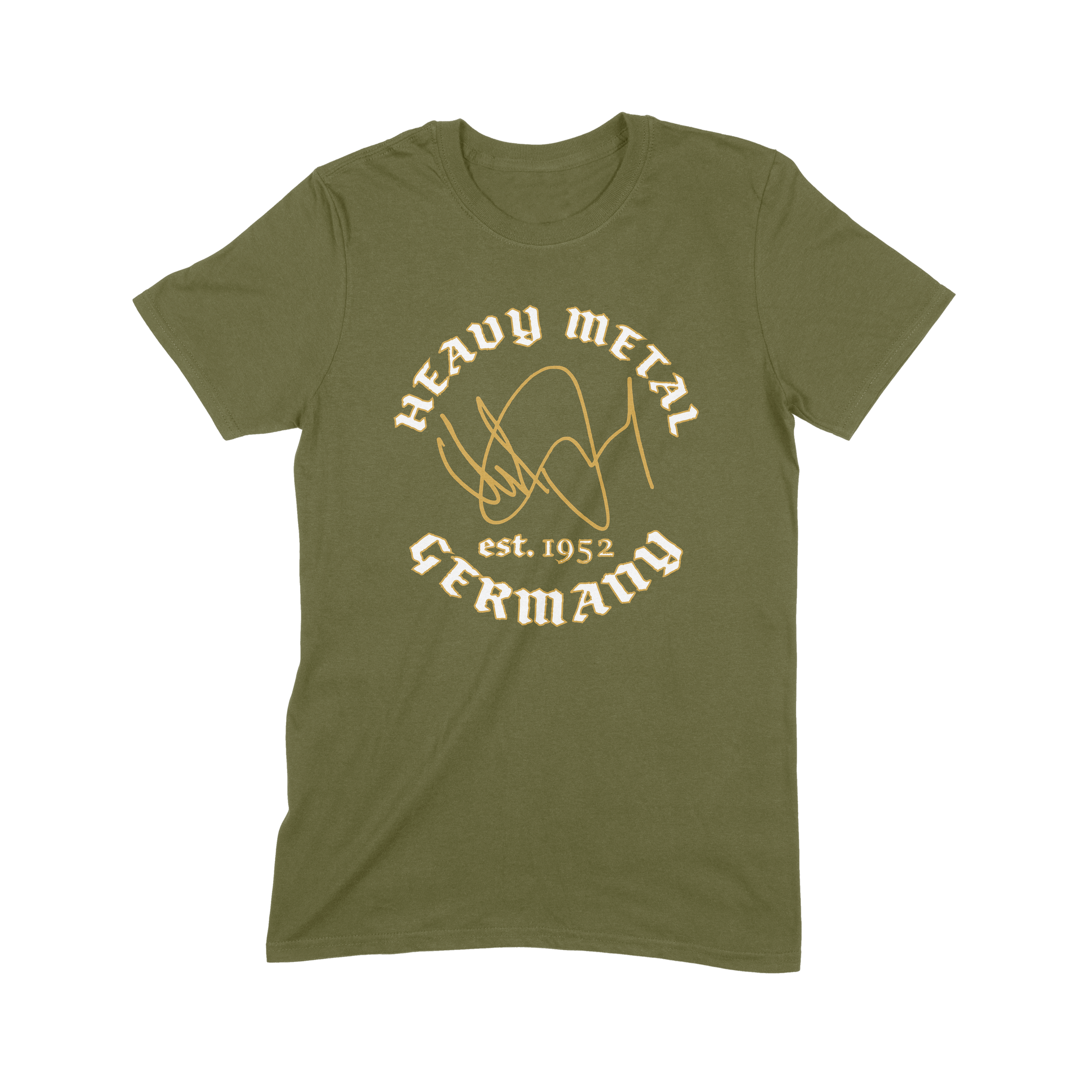 Heavy Metal Germany Signature Gold - T-Shirt U.D.O.
