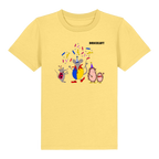 Karnevalsmaus und Freunde - Kids-Shirt gelb