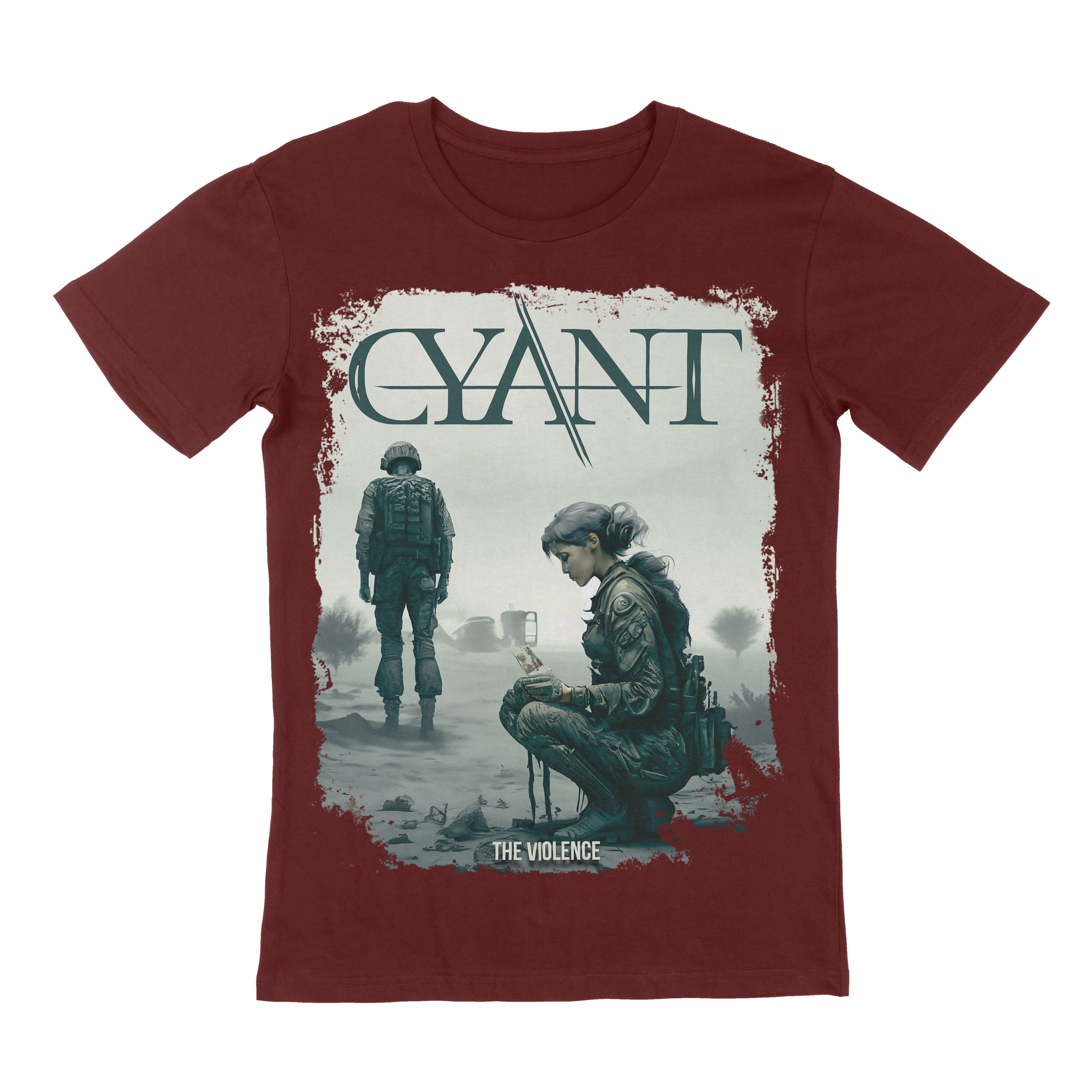 The Violence burgundy - T-Shirt Cyant
