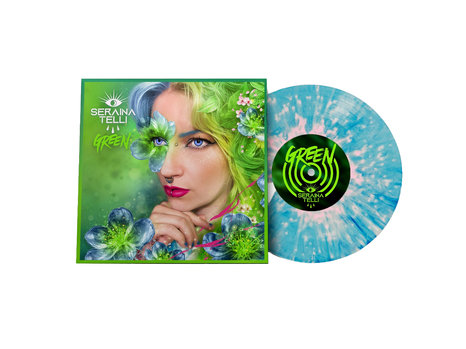 Green - Blue Pink Marbled Vinyl (RELEASE: 04.09.2026) (limited to 250)