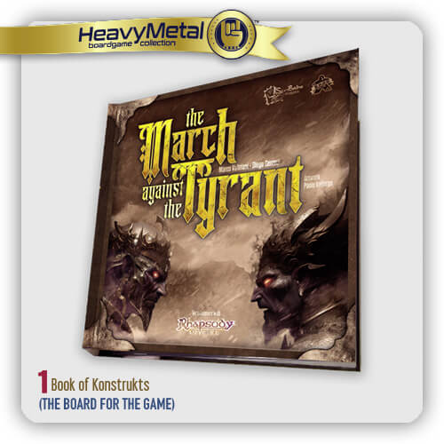 The March Against the Tyrant - Boardgame Rhapsody Of Fire