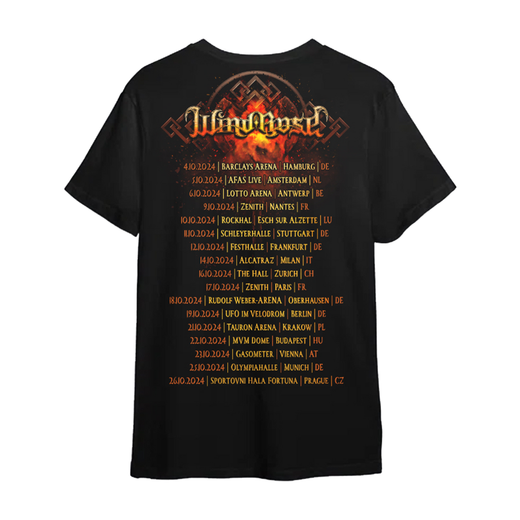 Red Dwarf Tourshirt 2024 - T-Shirt Wind Rose