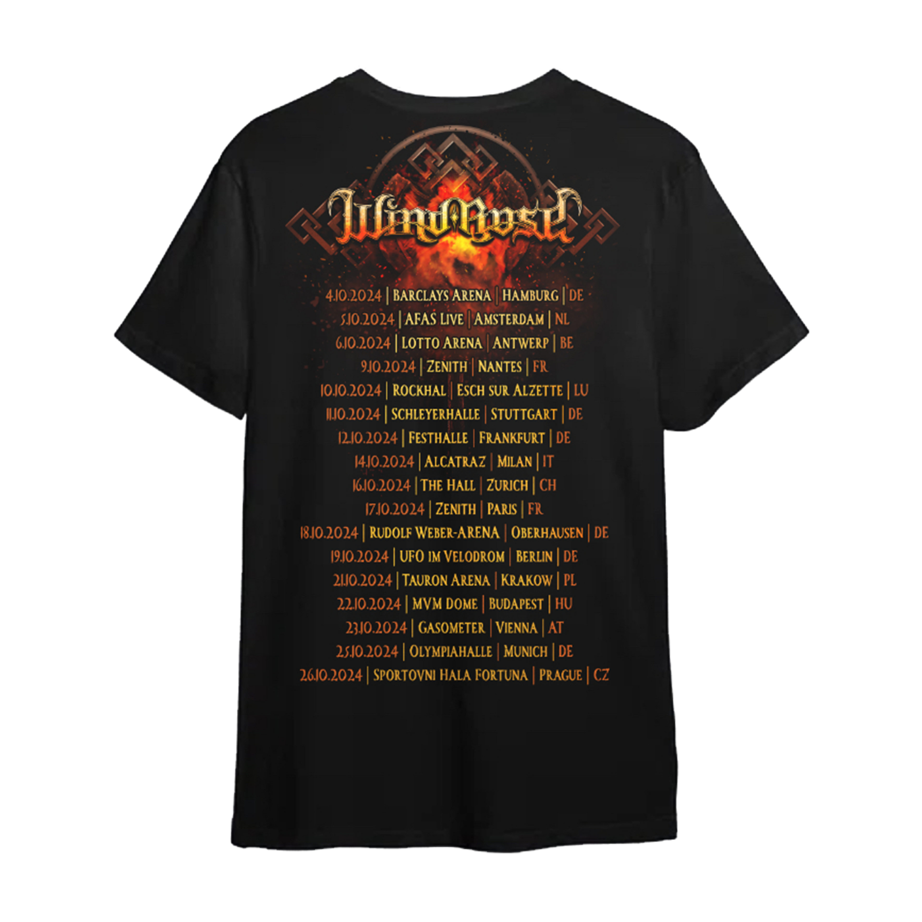 Red Dwarf Tourshirt 2024 - T-Shirt Wind Rose