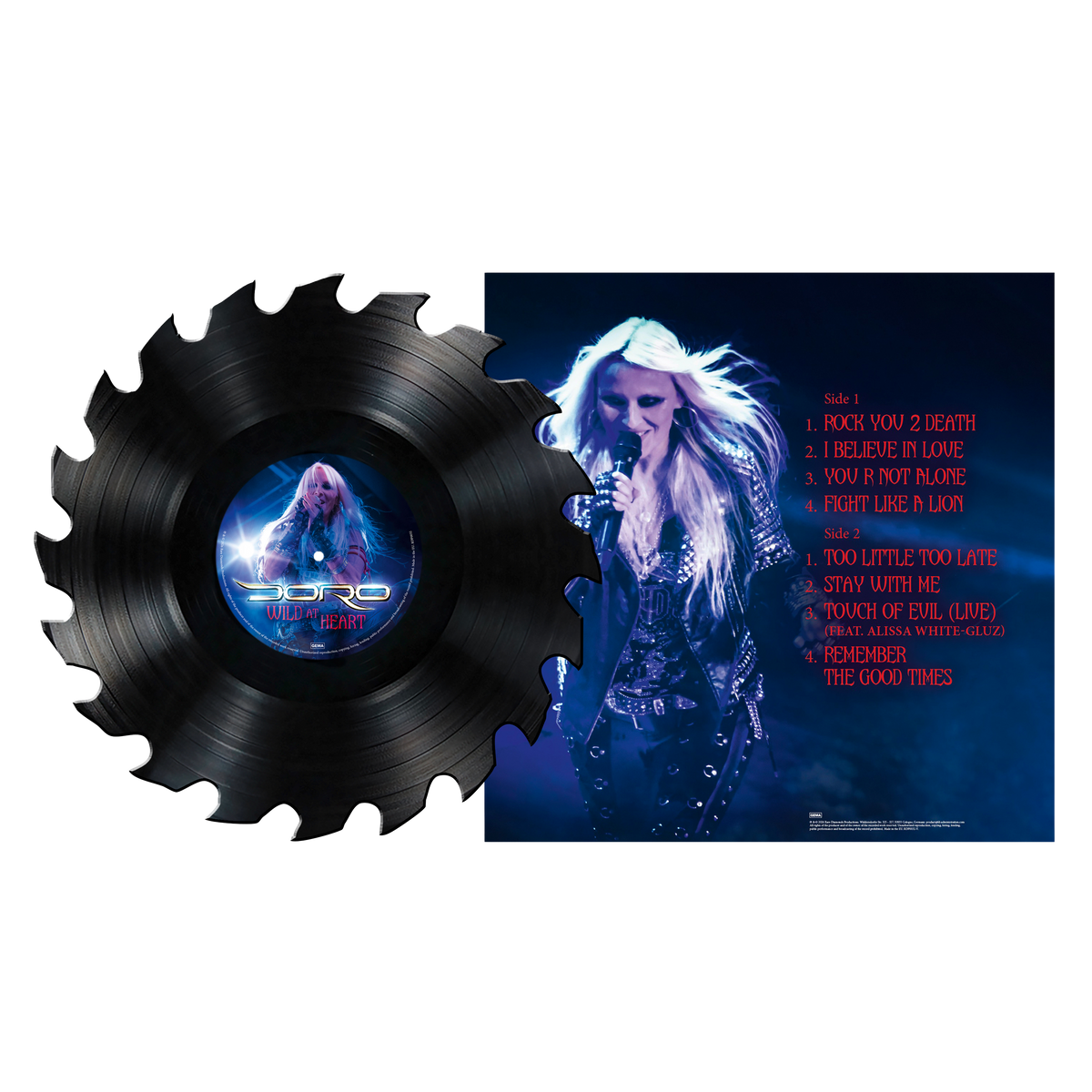 Wild At Heart - Sawblade Shape Vinyl (Ltd. 500 Copies) - Release: 11.12.2026