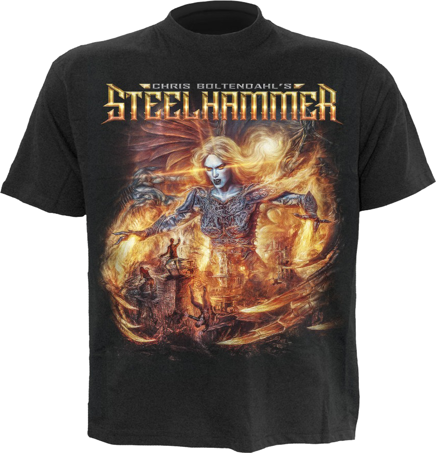 STEELHAMMER - Reborn In Flames - T-Shirt - Grave Digger