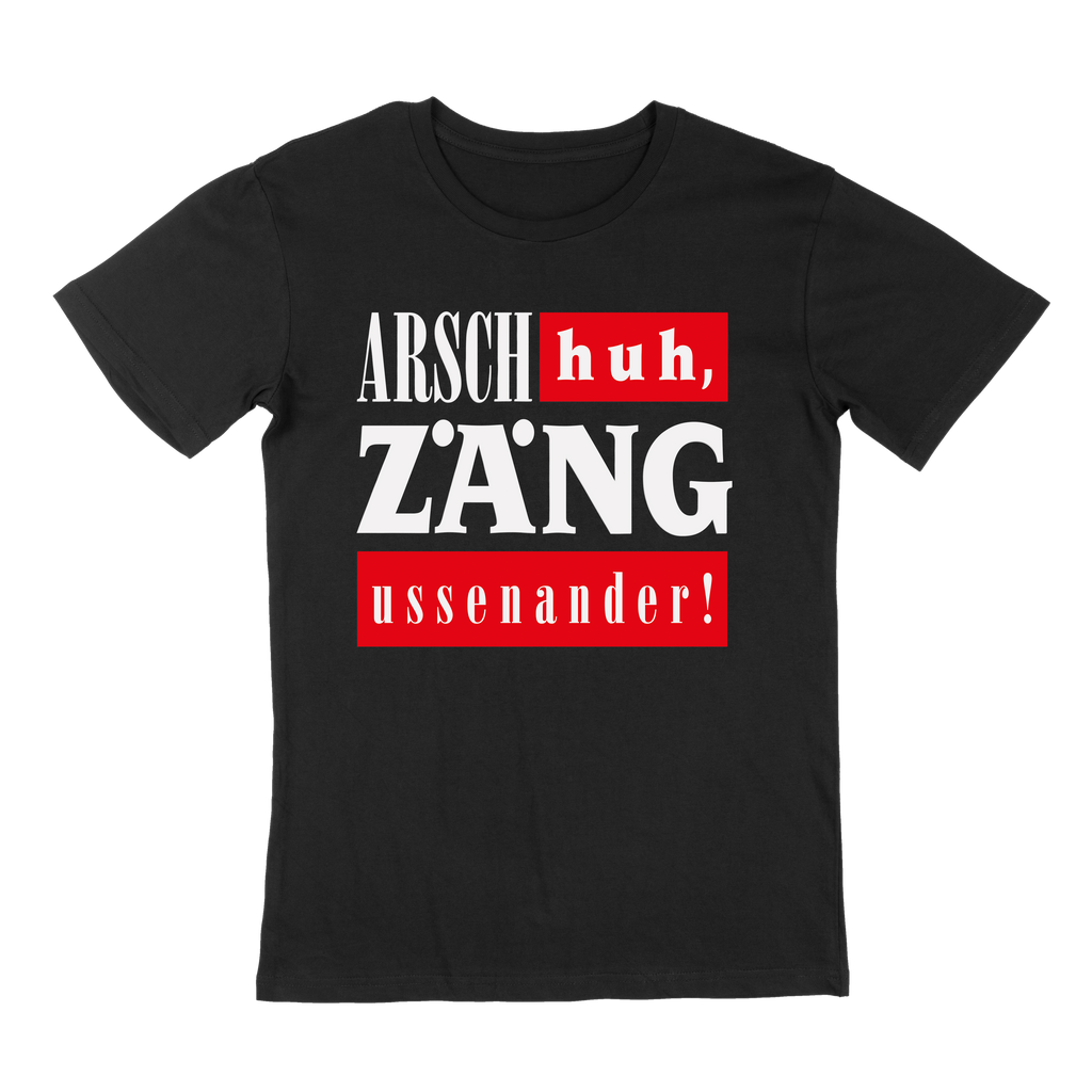 För Et Hätz - T-Shirt (Schwarz) Arsch Huh