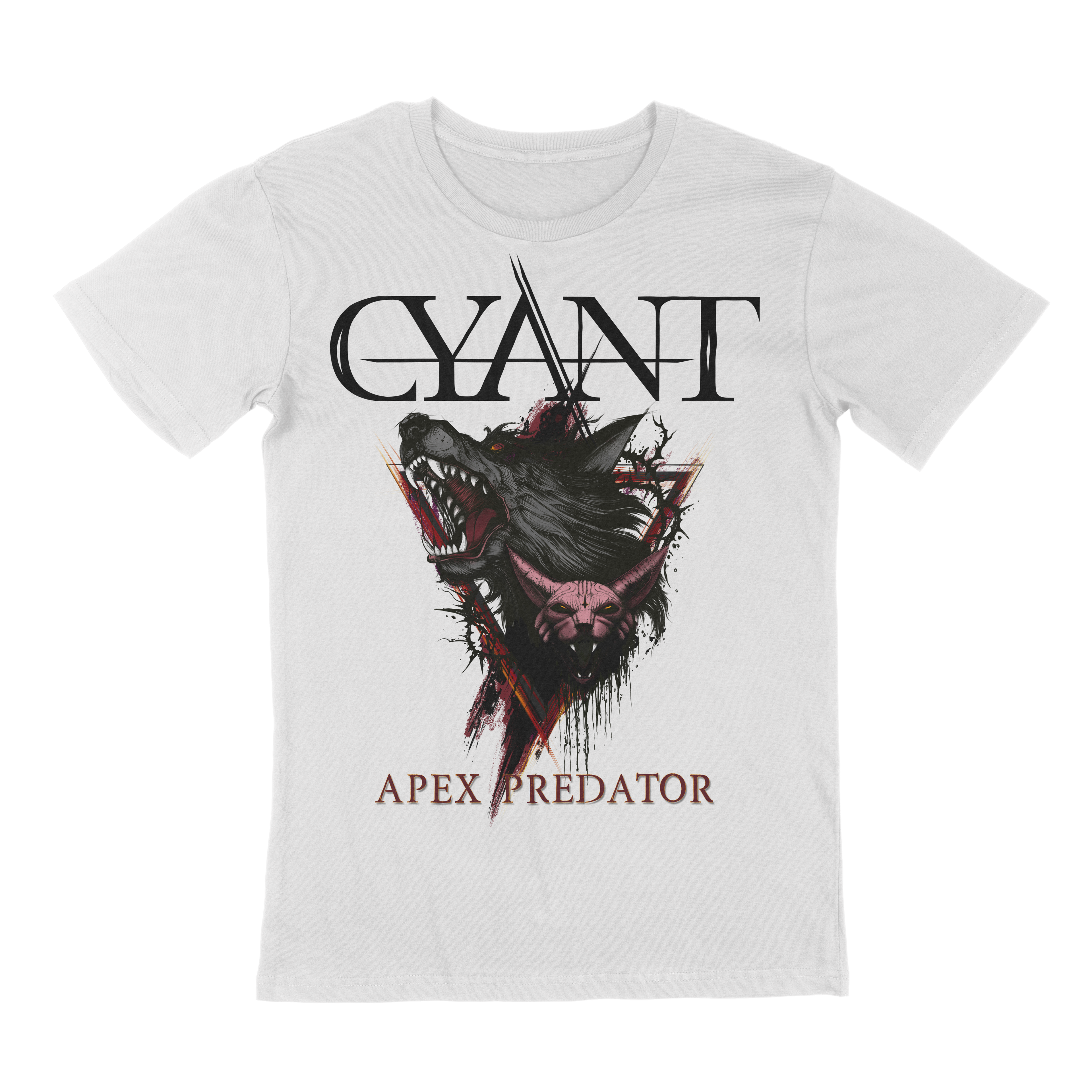 Apex Predator white - T-Shirt Cyant