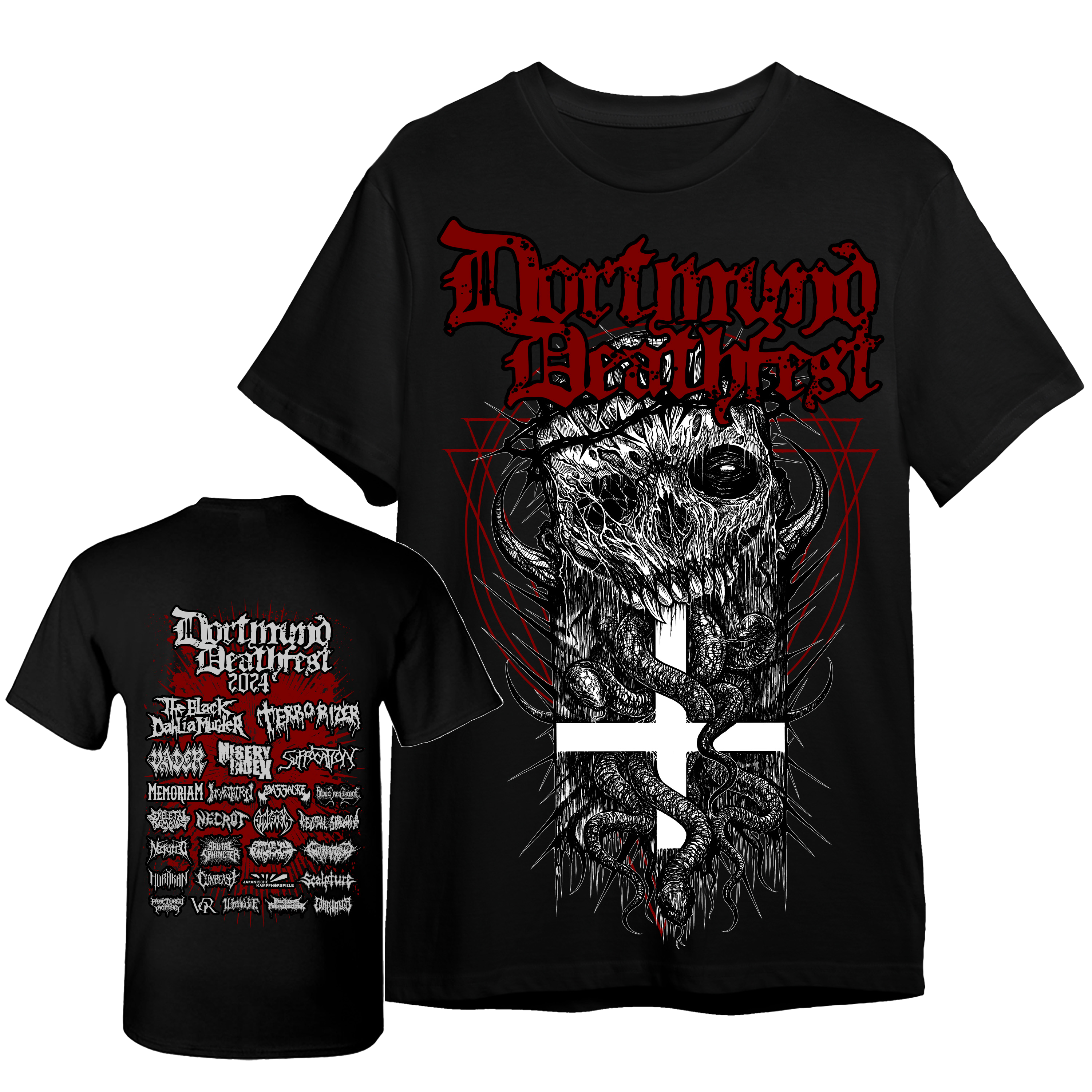 Crosshead - T-Shirt Deathfeast Open Air