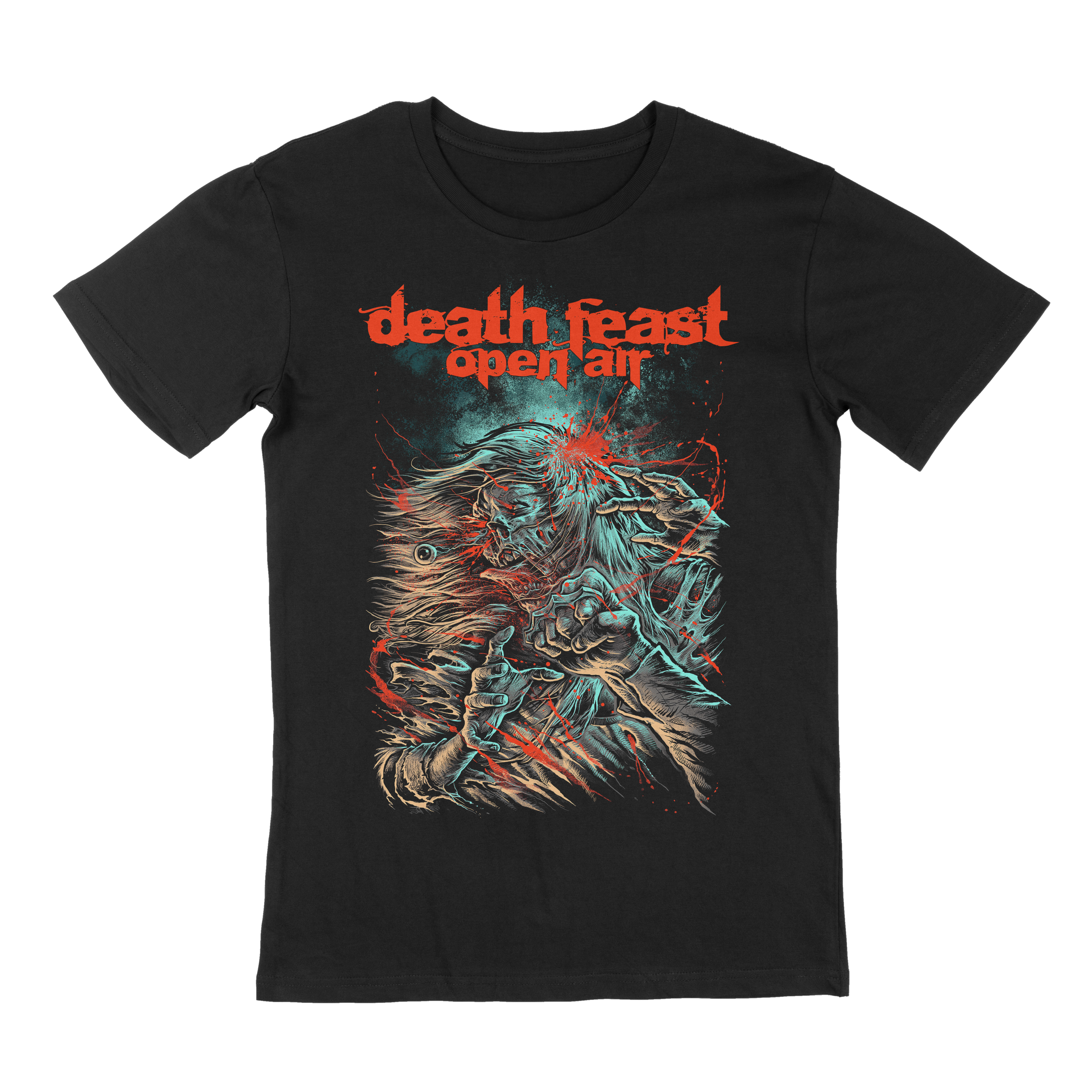 Face Punch 2018 - T-Shirt Deathfeast Open Air