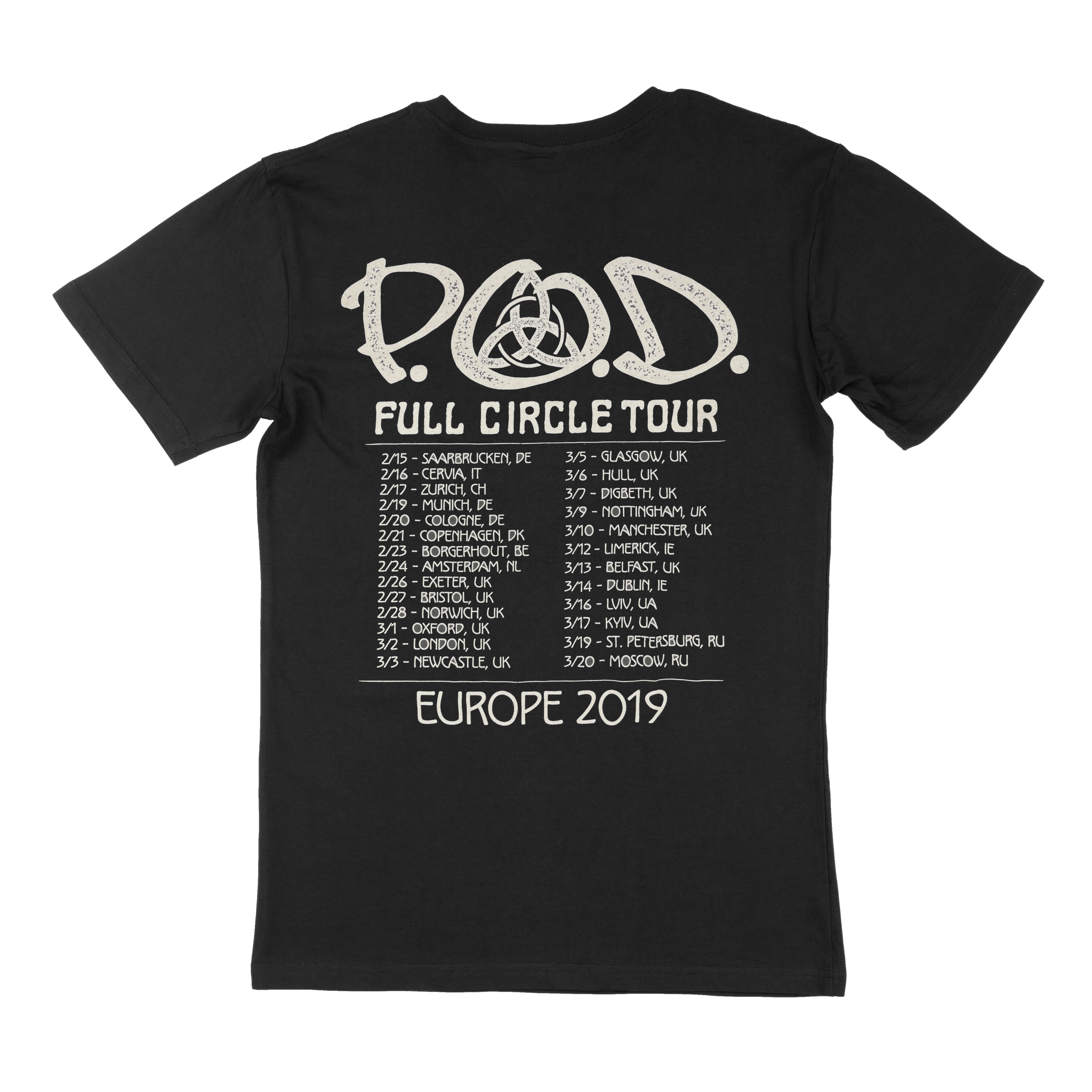 Full Circle EU-Tour 2019 - T-Shirt