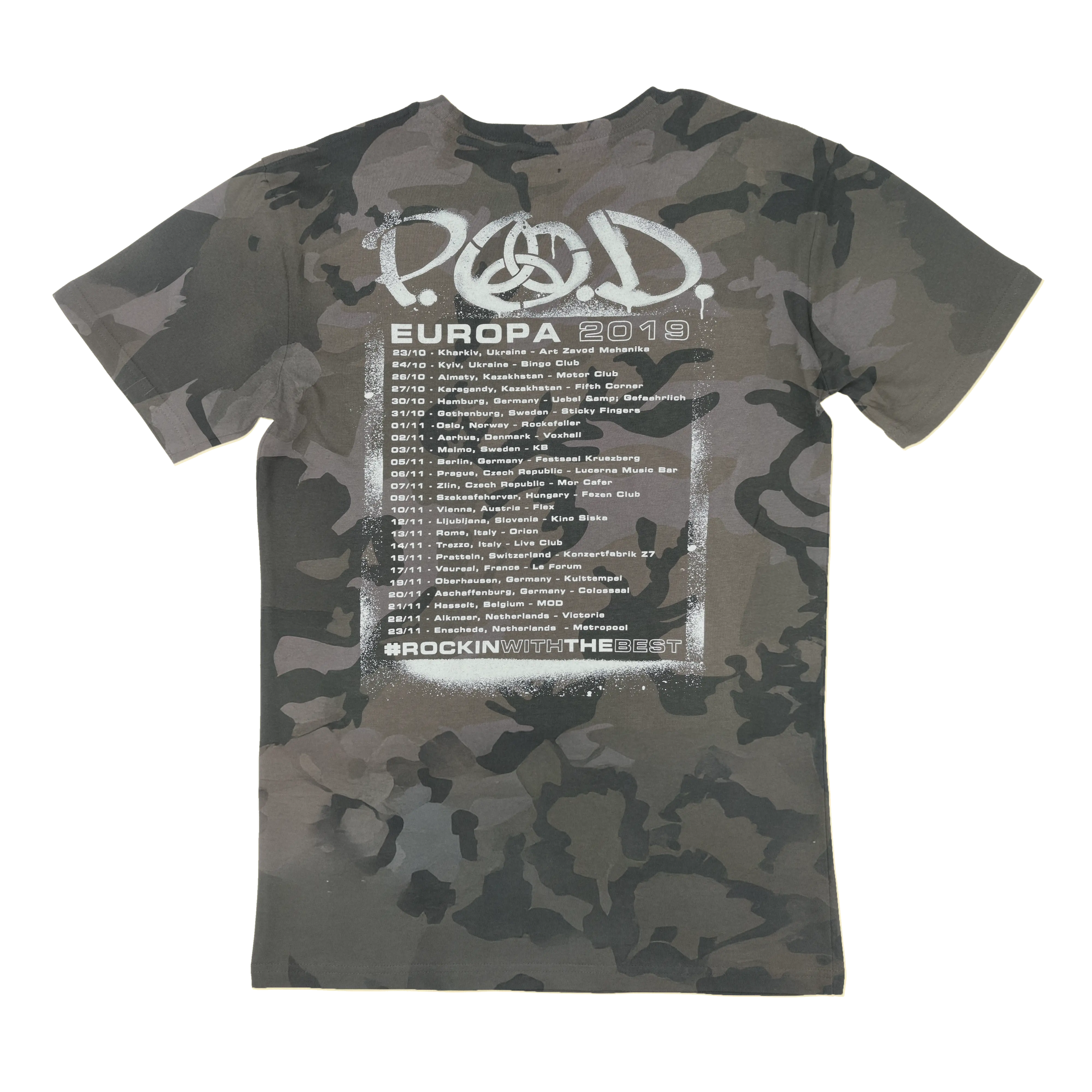 Rockin with the best EU-Tour 2019 - T-Shirt P.O.D.
