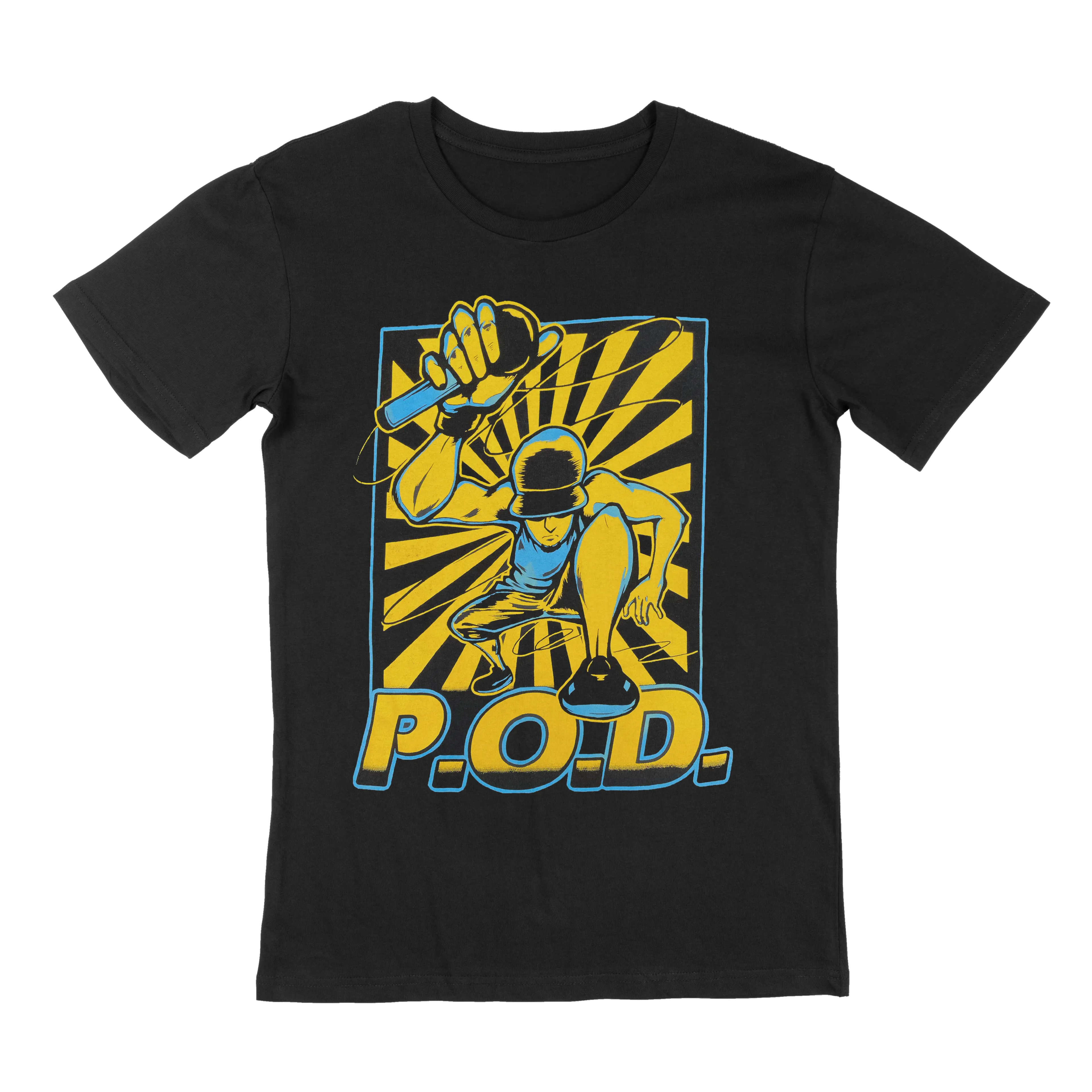 Singer Orange & Blue - T-Shirt P.O.D.