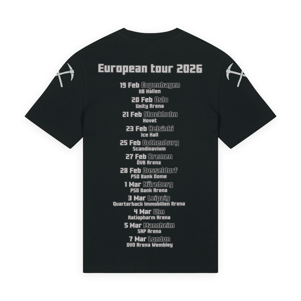 Diggy Hole Europe Tour 2026 - T-Shirt Wind Rose